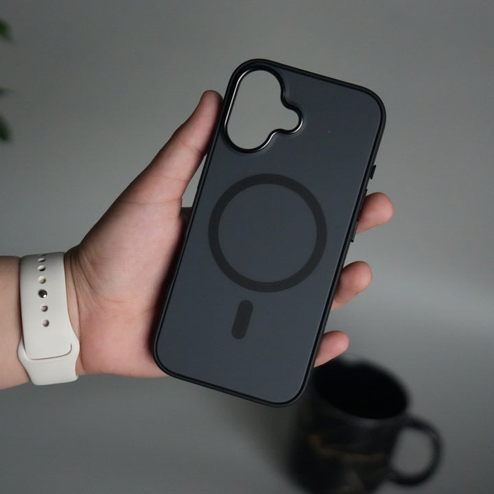 iPhone 17 Matte MagSafe Case | Electroplated Camera Frame | Shockproof Back Cover