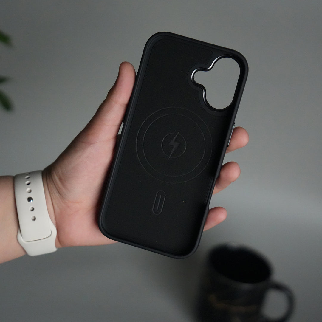 iPhone 17 Matte MagSafe Case | Electroplated Camera Frame | Shockproof Back Cover