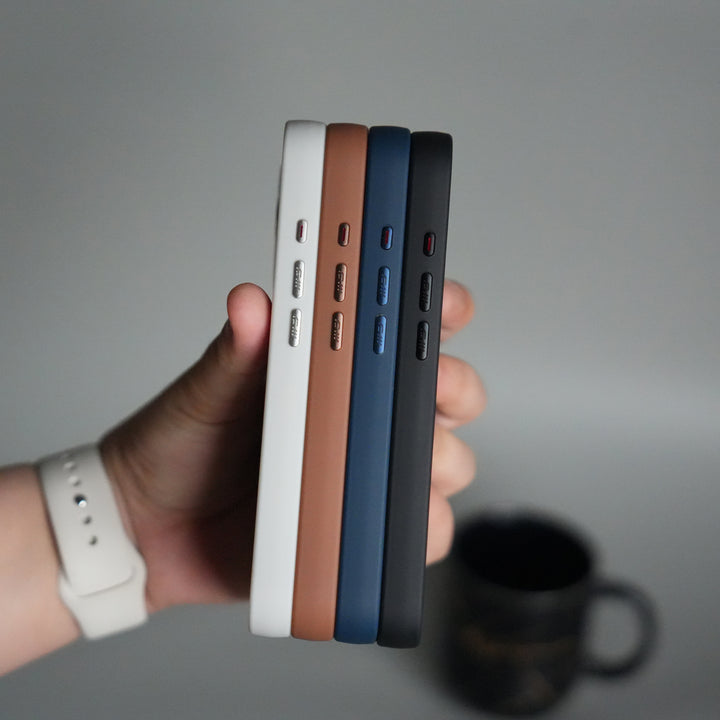 iPhone 17 Matte MagSafe Case | Electroplated Camera Frame | Shockproof Back Cover