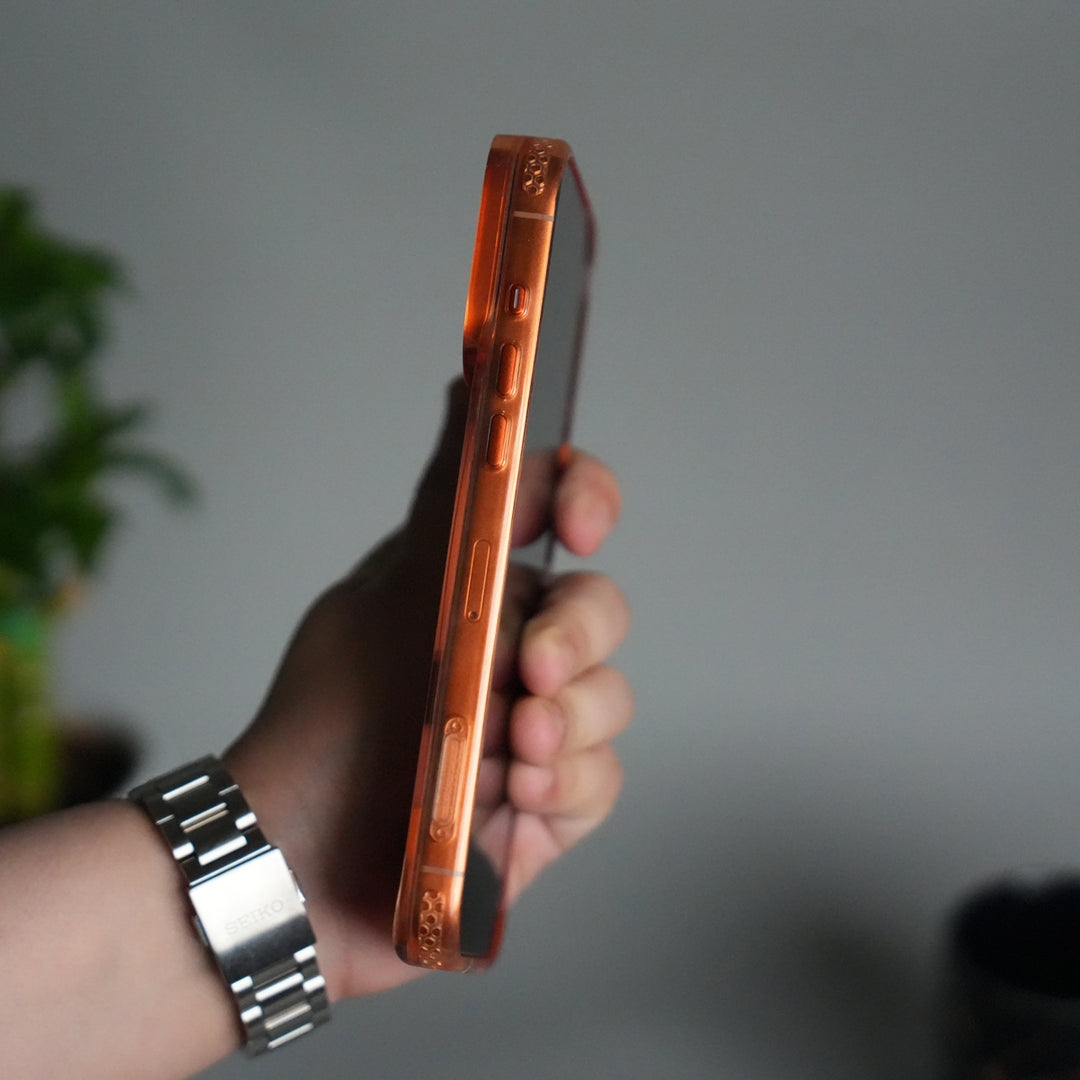 iPhone 17 Pro Clear MagSafe Case | Aluminum Metal Camera Frame | Shockproof Transparent Back Cover