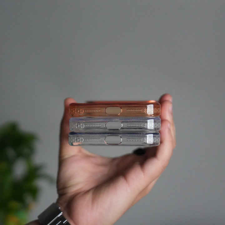 iPhone 17 Pro Clear MagSafe Case | Aluminum Metal Camera Frame | Shockproof Transparent Back Cover