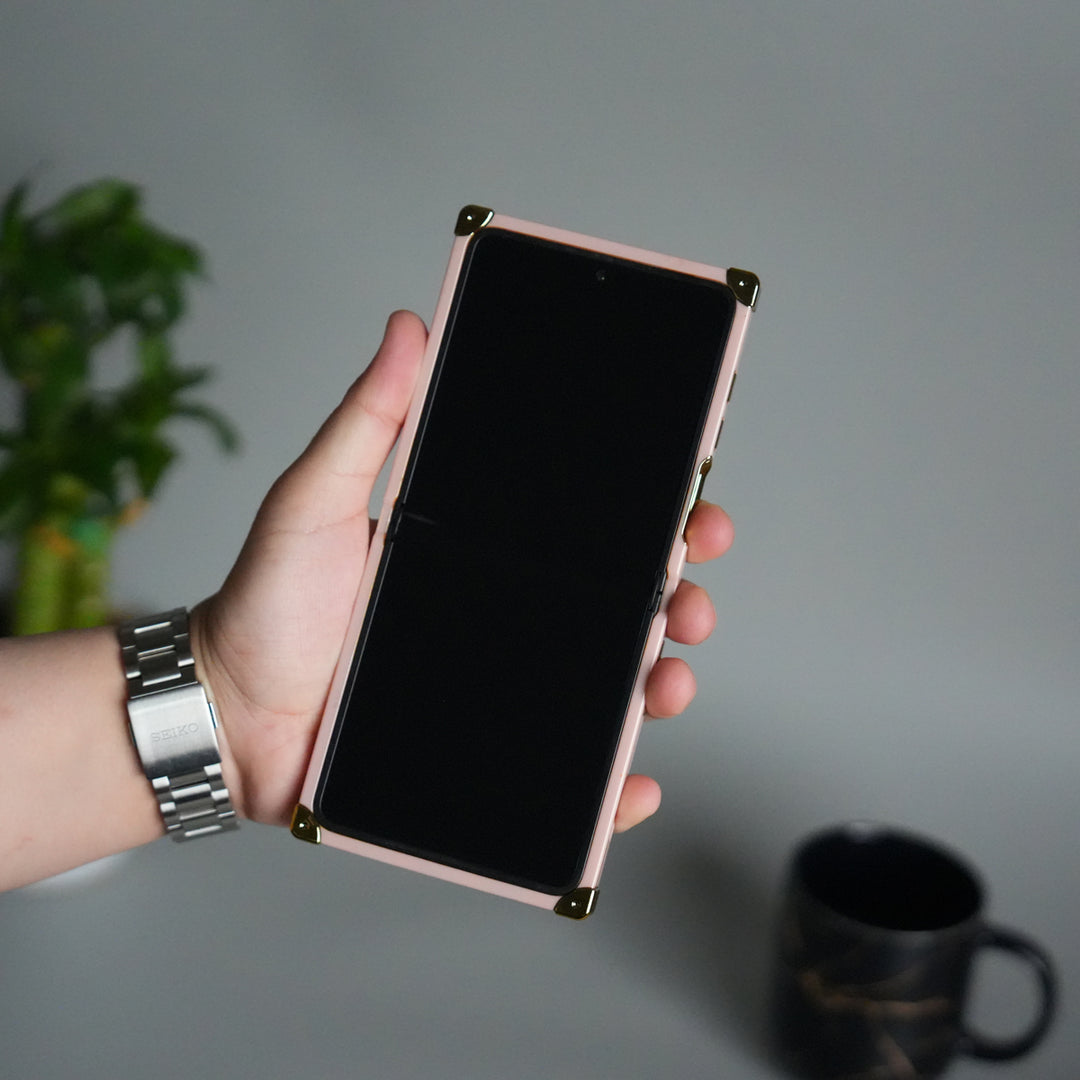 Galaxy Z Flip 7 Luxury Butterfly Case | Trunk Frame Cover with 3D Butterfly | Premium Limited Edition Design