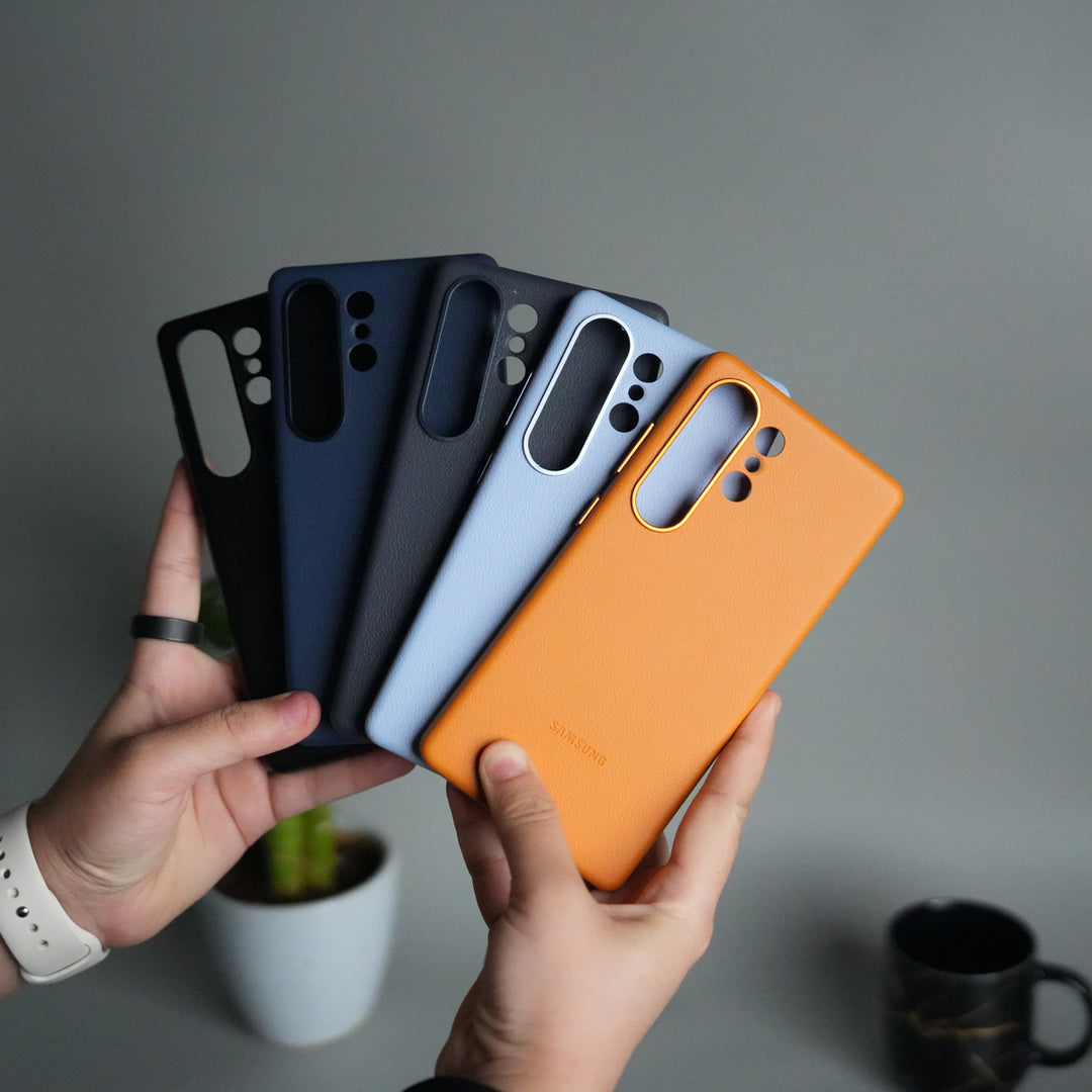 Galaxy S25 Ultra MagSafe PU Leather Back Cover | Premium PU Leather | Slim & Elegant Hard Case