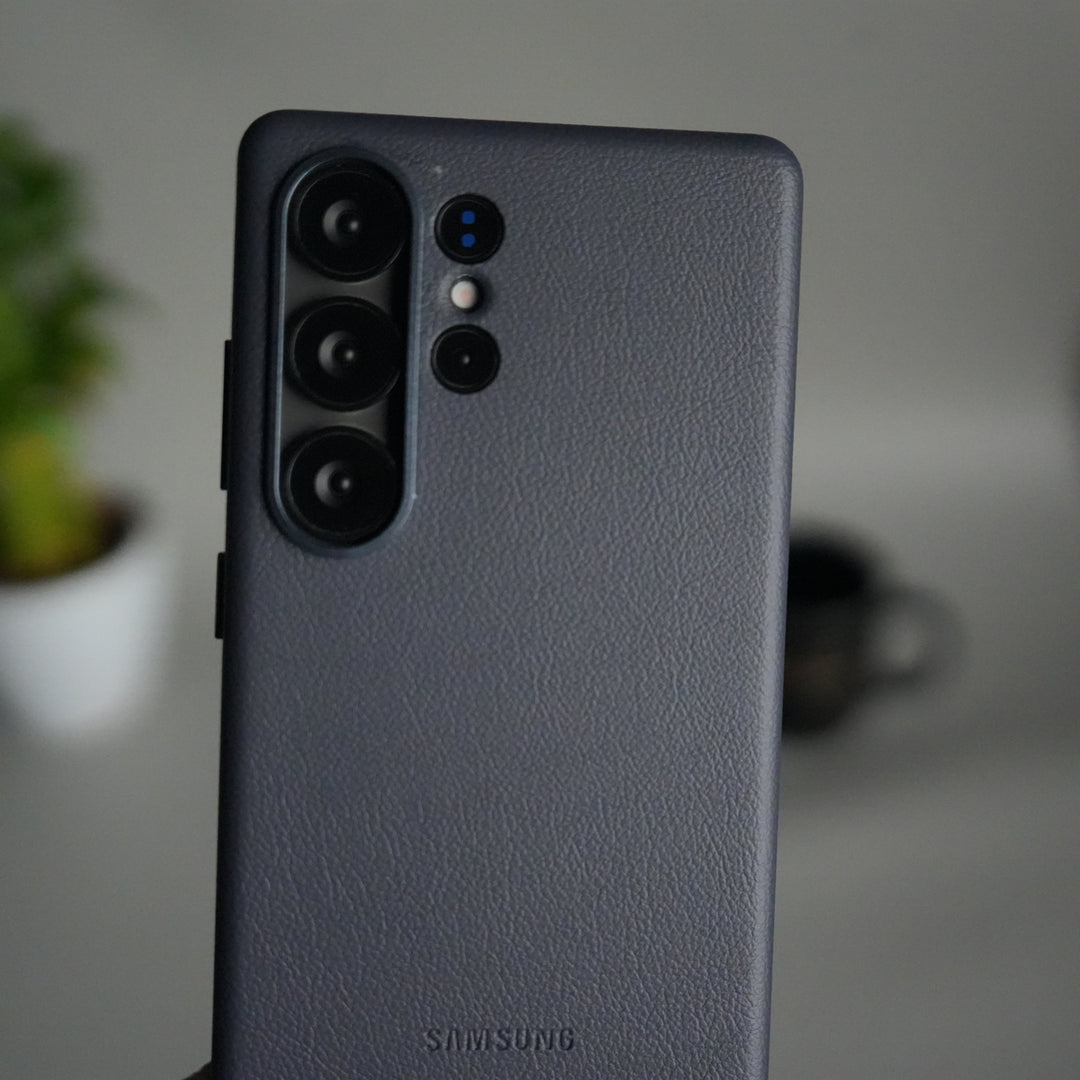 Galaxy S25 Ultra MagSafe PU Leather Back Cover | Premium PU Leather | Slim & Elegant Hard Case