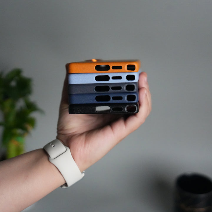 Galaxy S25 Ultra MagSafe PU Leather Back Cover | Premium PU Leather | Slim & Elegant Hard Case