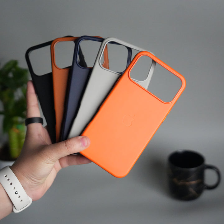 iPhone 17 Pro Max MagSafe PU Leather Back Cover | Premium PU Leather | Slim & Elegant Hard Case