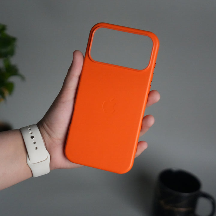 iPhone 17 Pro Max MagSafe PU Leather Back Cover | Premium PU Leather | Slim & Elegant Hard Case