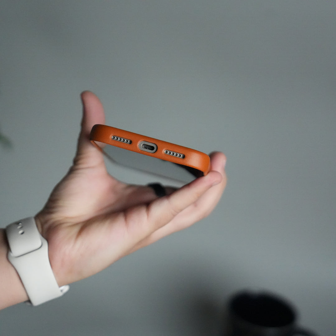 iPhone 17 Pro Max MagSafe PU Leather Back Cover | Premium PU Leather | Slim & Elegant Hard Case