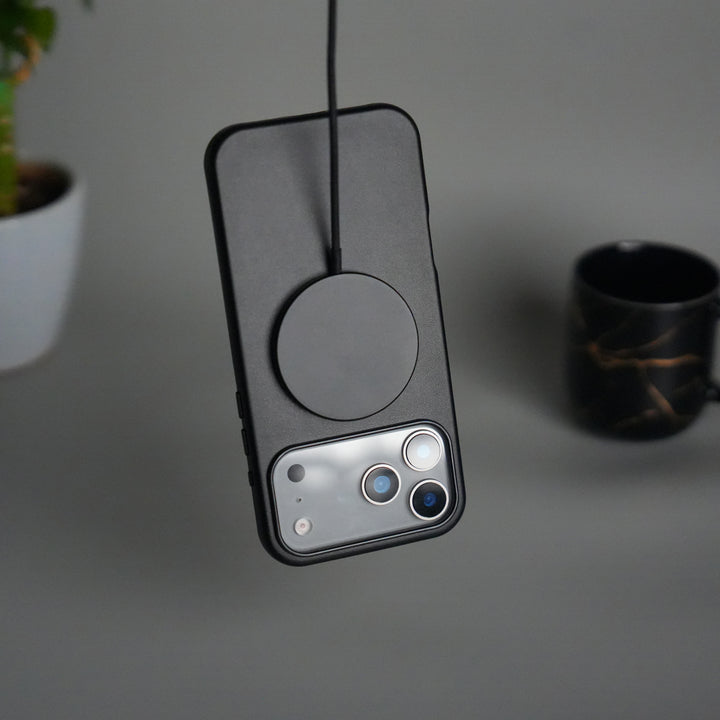 iPhone 17 Pro Max MagSafe PU Leather Back Cover | Premium PU Leather | Slim & Elegant Hard Case