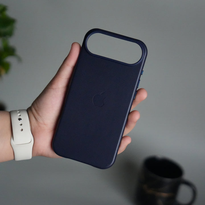 iPhone 17 Air MagSafe PU Leather Back Cover | Premium PU Leather | Slim & Elegant Hard Case