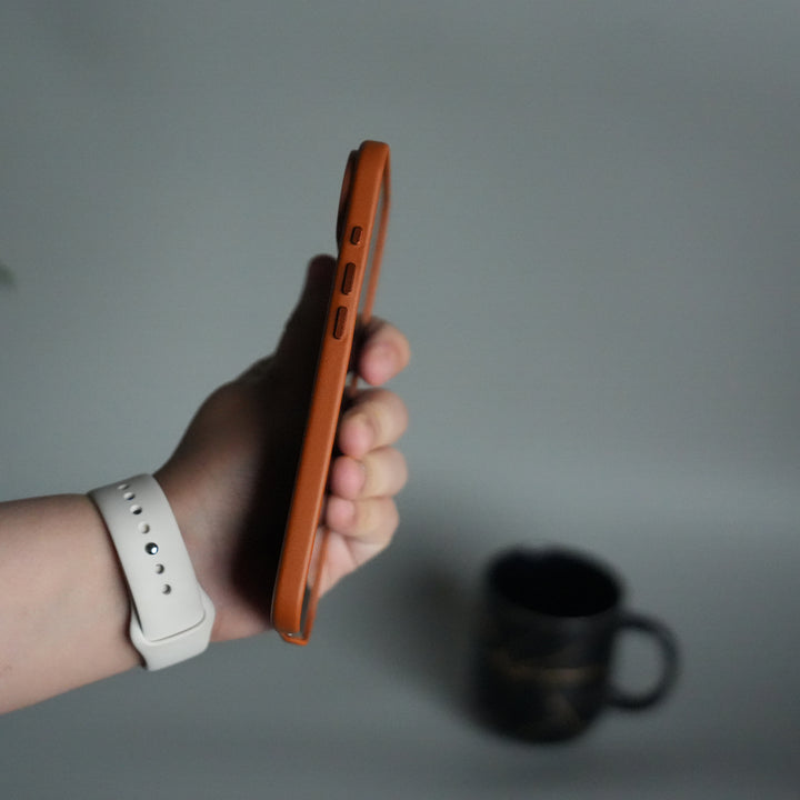 iPhone 17 Air MagSafe PU Leather Back Cover | Premium PU Leather | Slim & Elegant Hard Case