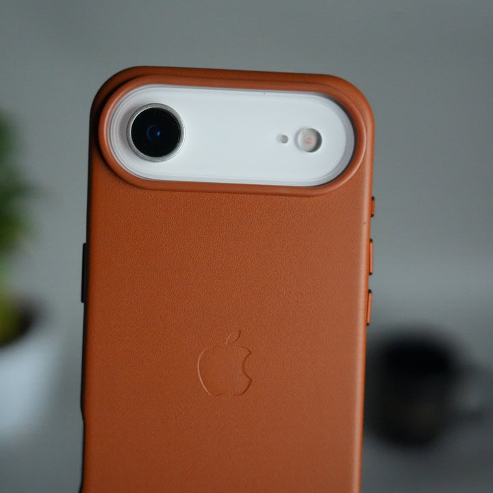 iPhone 17 Air MagSafe PU Leather Back Cover | Premium PU Leather | Slim & Elegant Hard Case