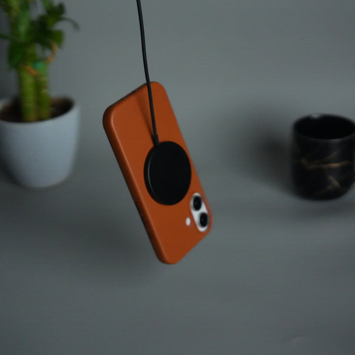 iPhone 17 MagSafe PU Leather Back Cover | Premium PU Leather | Slim & Elegant Hard Case