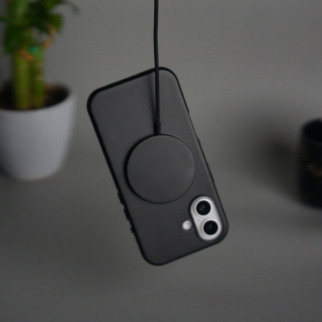 iPhone 17 MagSafe PU Leather Back Cover | Premium PU Leather | Slim & Elegant Hard Case