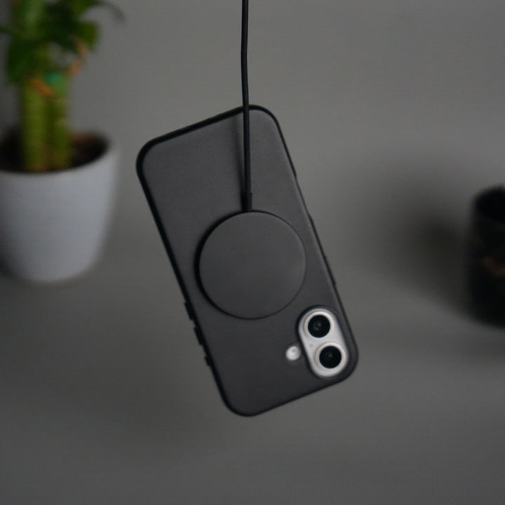 iPhone 17 MagSafe PU Leather Back Cover | Premium PU Leather | Slim & Elegant Hard Case