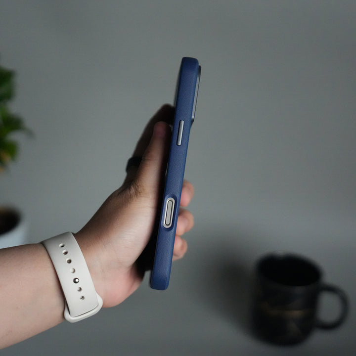 iPhone 17 Pro Max Leather Texture MagSafe PVC NUIU Case With Metal Camera Bump