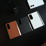 Premium Leather Back Case for Samsung Galaxy Z Fold 8 | Hinge Protection & Magnetic Charging Support