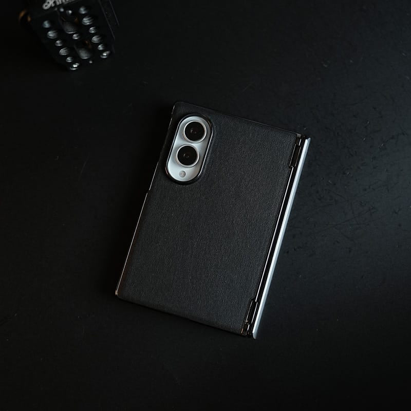FRATO Z Fold 8 Series Premium Leather Back Case for Samsung Galaxy Z Fold 8 | Hinge Protection &amp; Magnetic Charging Support