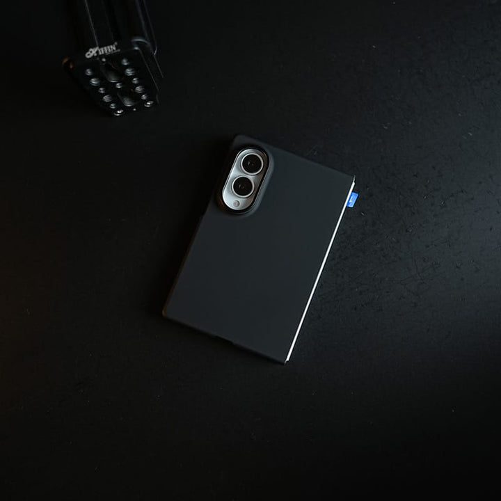 FRATO Z Fold 8 Series Matte Black Case with Front Glass for Samsung Galaxy Z Fold 8 | Slim Full-Body Protective Cover