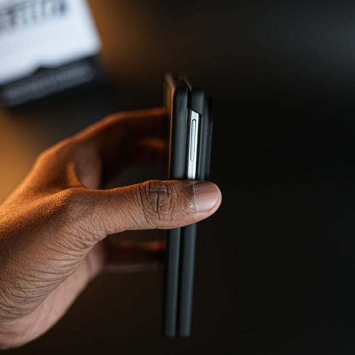 FRATO Z Fold 8 Series Matte Black Case with Front Glass for Samsung Galaxy Z Fold 8 | Slim Full-Body Protective Cover