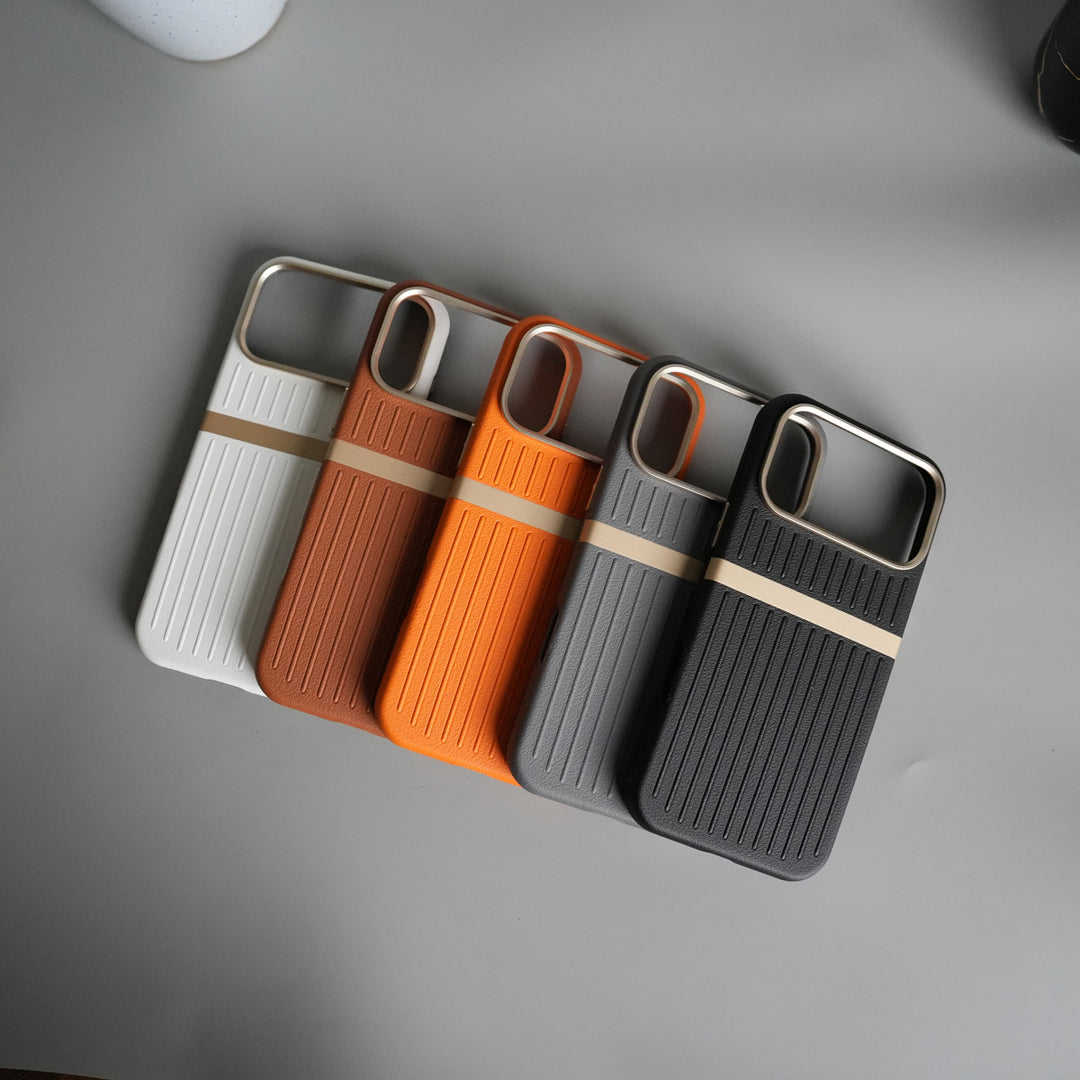 iPhone 17 Pro Max MagSafe Case | Premium Suitcase Textured Grip Cover with Metal Camera Bumper