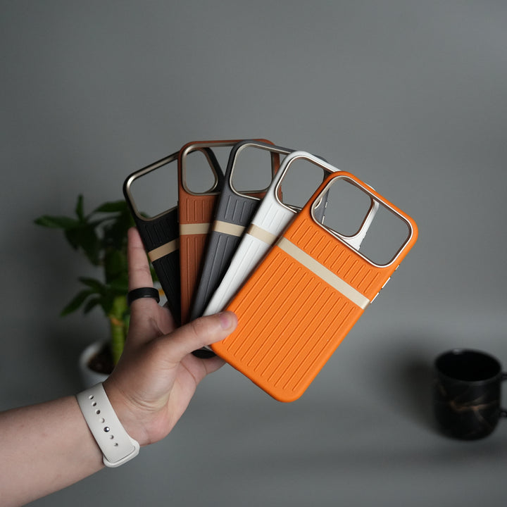 iPhone 17 Pro Max MagSafe Case | Premium Suitcase Textured Grip Cover with Metal Camera Bumper