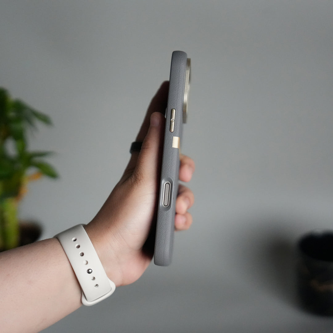 iPhone 17 Pro Max MagSafe Case | Premium Suitcase Textured Grip Cover with Metal Camera Bumper