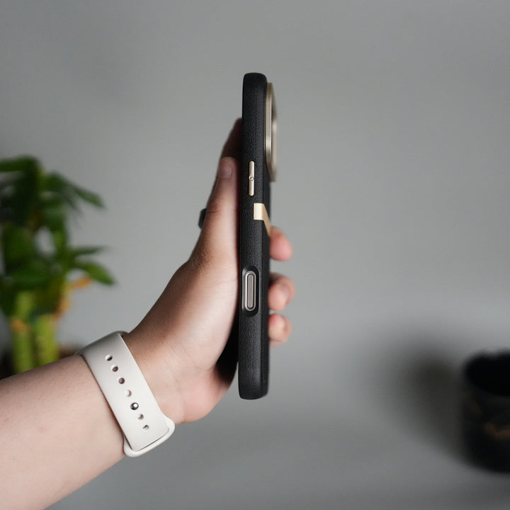 iPhone 17 Pro Max MagSafe Case | Premium Suitcase Textured Grip Cover with Metal Camera Bumper