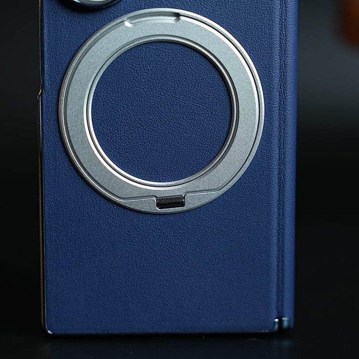 FRATO Z Fold 8 Series Premium Back Case for Samsung Galaxy Z Fold 8 Ultra | Hinge Protection &amp; Rotating Metal Ring Stand