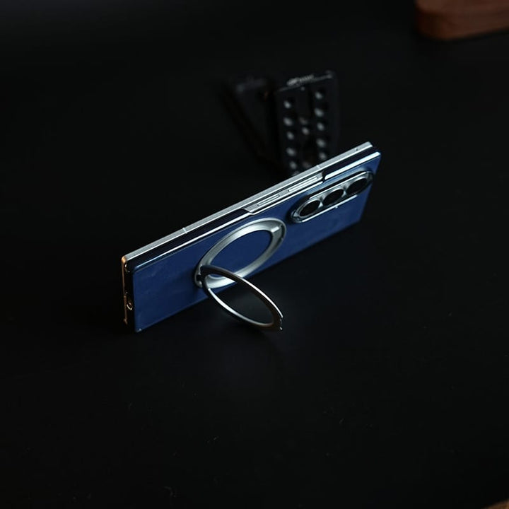 FRATO Z Fold 8 Series Premium Back Case for Samsung Galaxy Z Fold 8 Ultra | Hinge Protection &amp; Rotating Metal Ring Stand