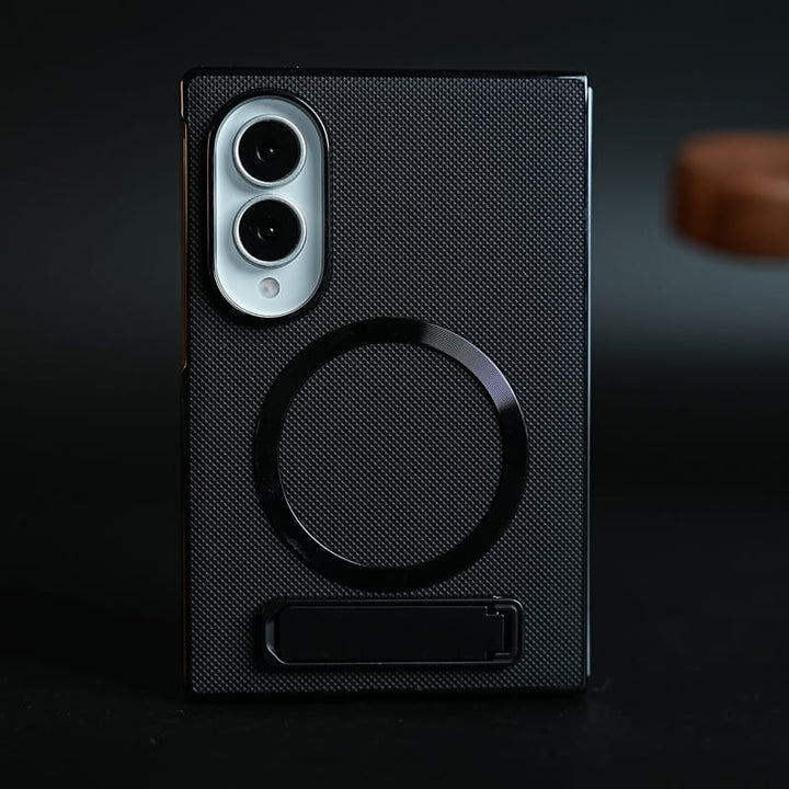 FRATO Z Fold 8 Series Premium Textured MagSafe Compatible Case for Samsung Galaxy Z Fold 8 | Magnetic Ring &amp; Built-In Kickstand