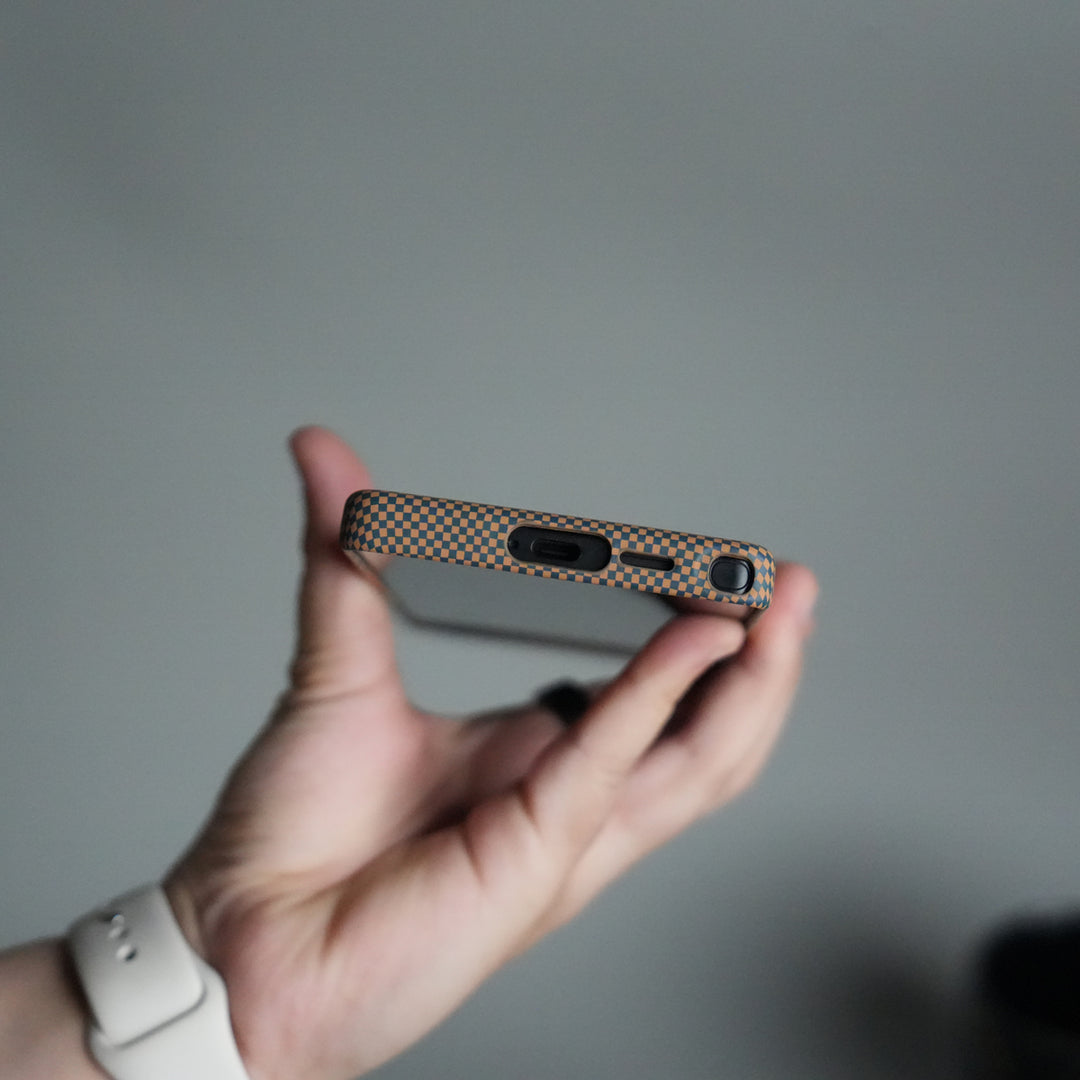 Samsung S24 Ultra Premium Pattern Back Case with Metal Kickstand | Slim Shockproof Protective Cover