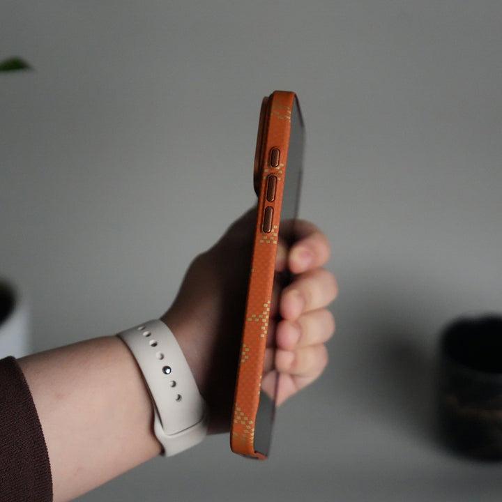 iPhone 17 Pro Aramid Fiber Slim Case Cover  | Orange