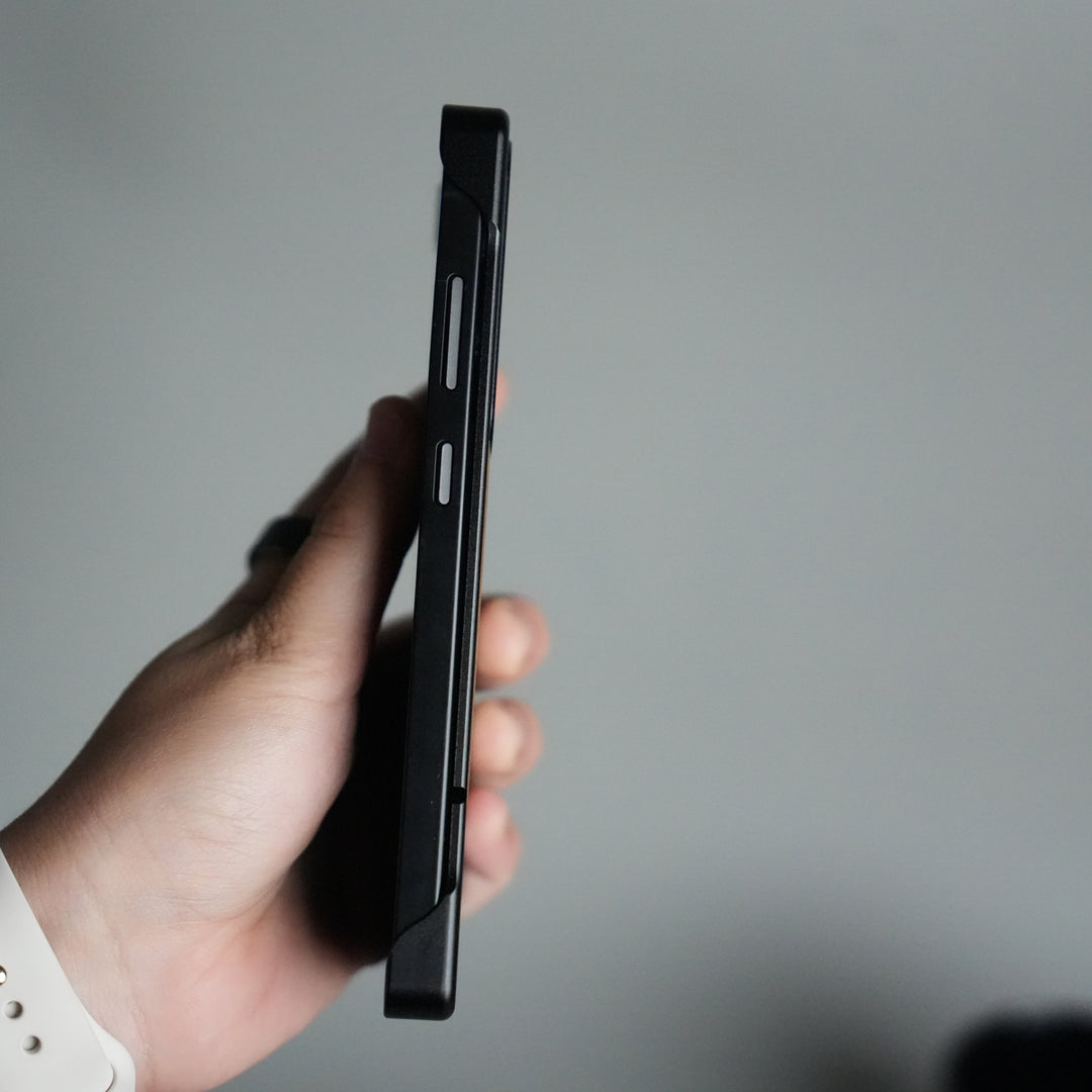 Galaxy S25 Ultra Magnetic Wooden Frameless Phone Case | Protective Shockproof Wireless Charging Cover