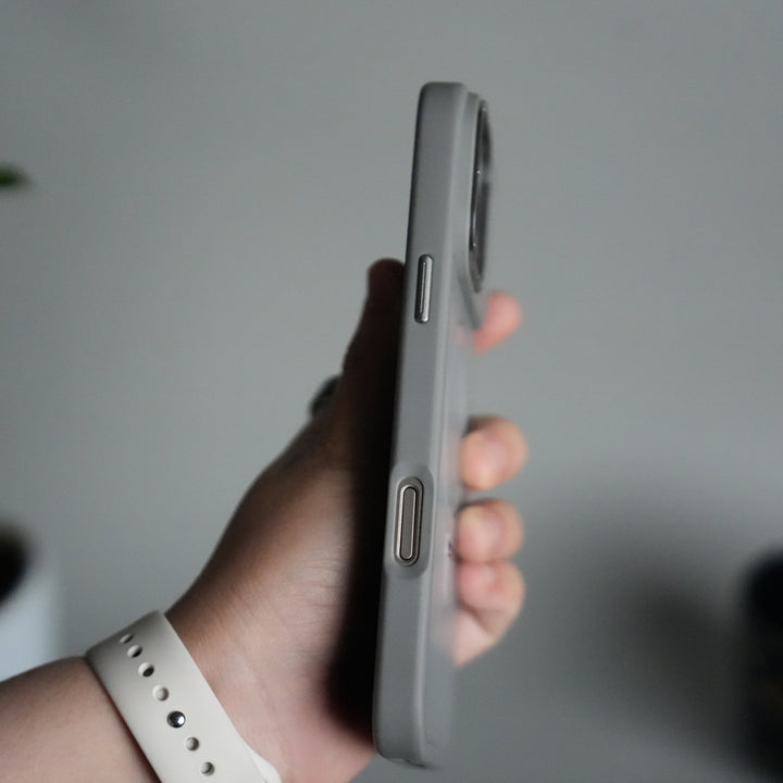 iPhone 17 Pro Max Frosted Case with Metal Camera Bump & Metal Kickstand | Shockproof Matte Hybrid Cover