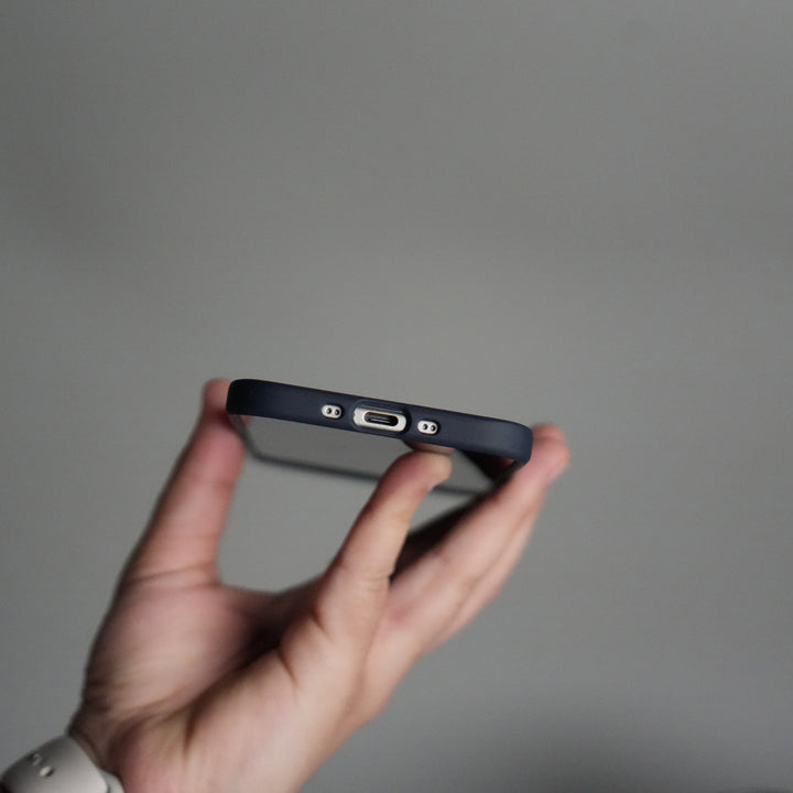 iPhone 17 Air Frosted Case with Metal Camera Bump & Metal Kickstand | Shockproof Matte Hybrid Cover