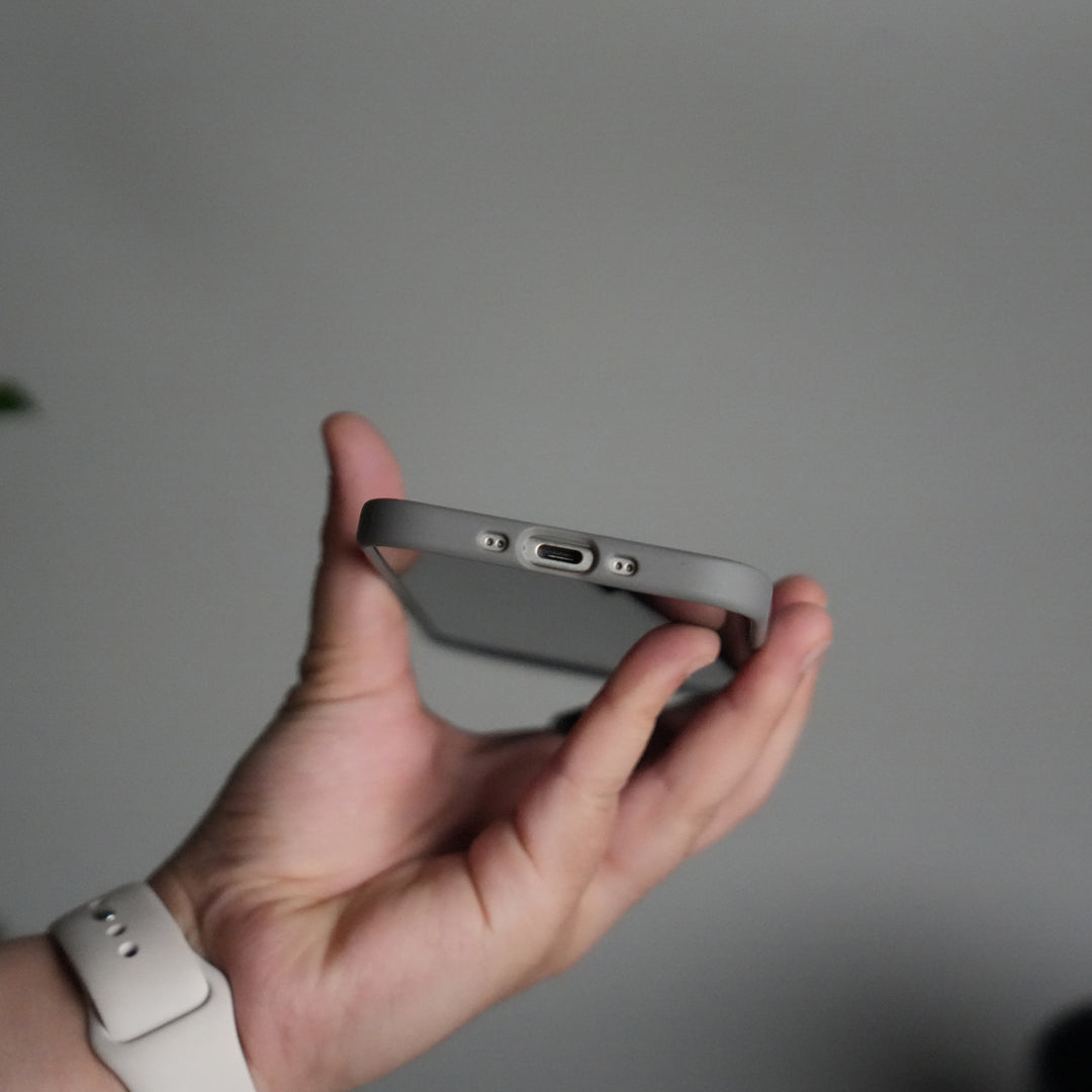 iPhone 17 Air Frosted Case with Metal Camera Bump & Metal Kickstand | Shockproof Matte Hybrid Cover