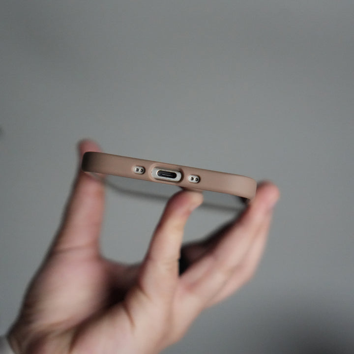 iPhone 17 Air Frosted Case with Metal Camera Bump & Metal Kickstand | Shockproof Matte Hybrid Cover