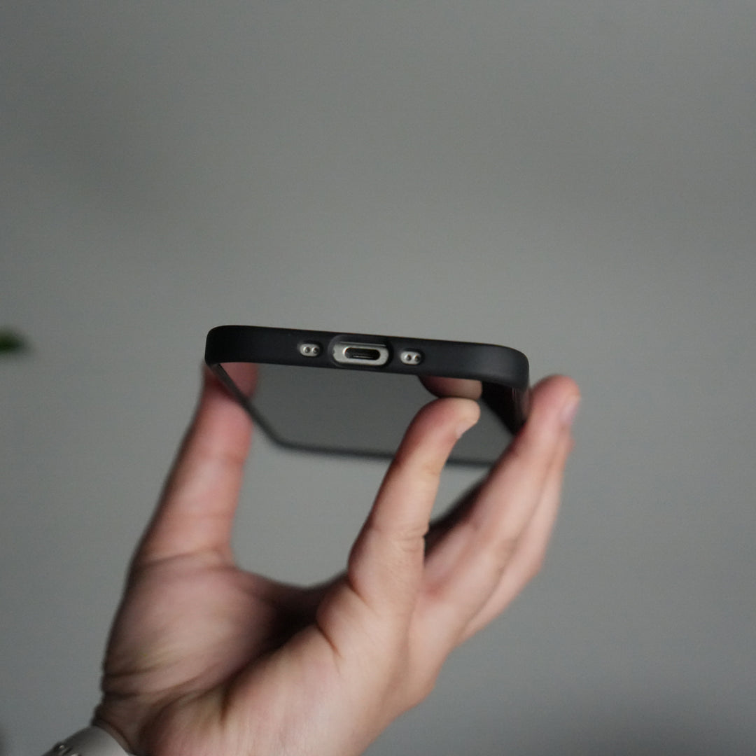 iPhone 17 Air Frosted Case with Metal Camera Bump & Metal Kickstand | Shockproof Matte Hybrid Cover