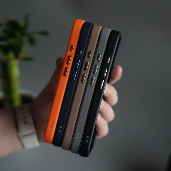 iPhone 17 Frosted Case with Metal Camera Bump & Metal Kickstand | Shockproof Matte Hybrid Cover