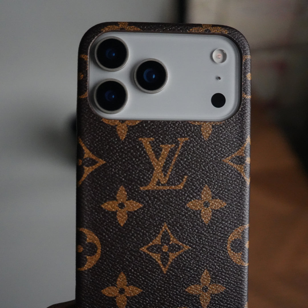 iPhone 17 Series Luxury Full PU Leather Designer Case Cover