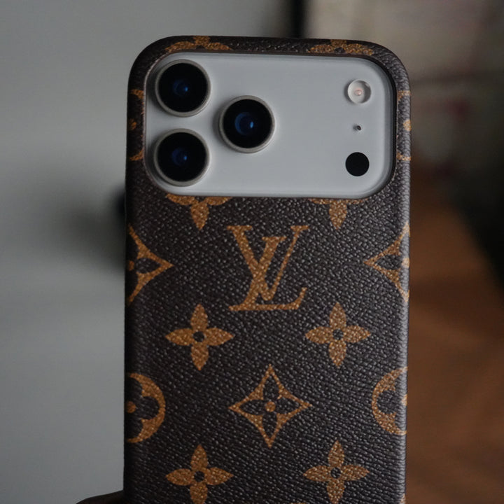 iPhone 17 Series Luxury Full PU Leather Designer Case Cover