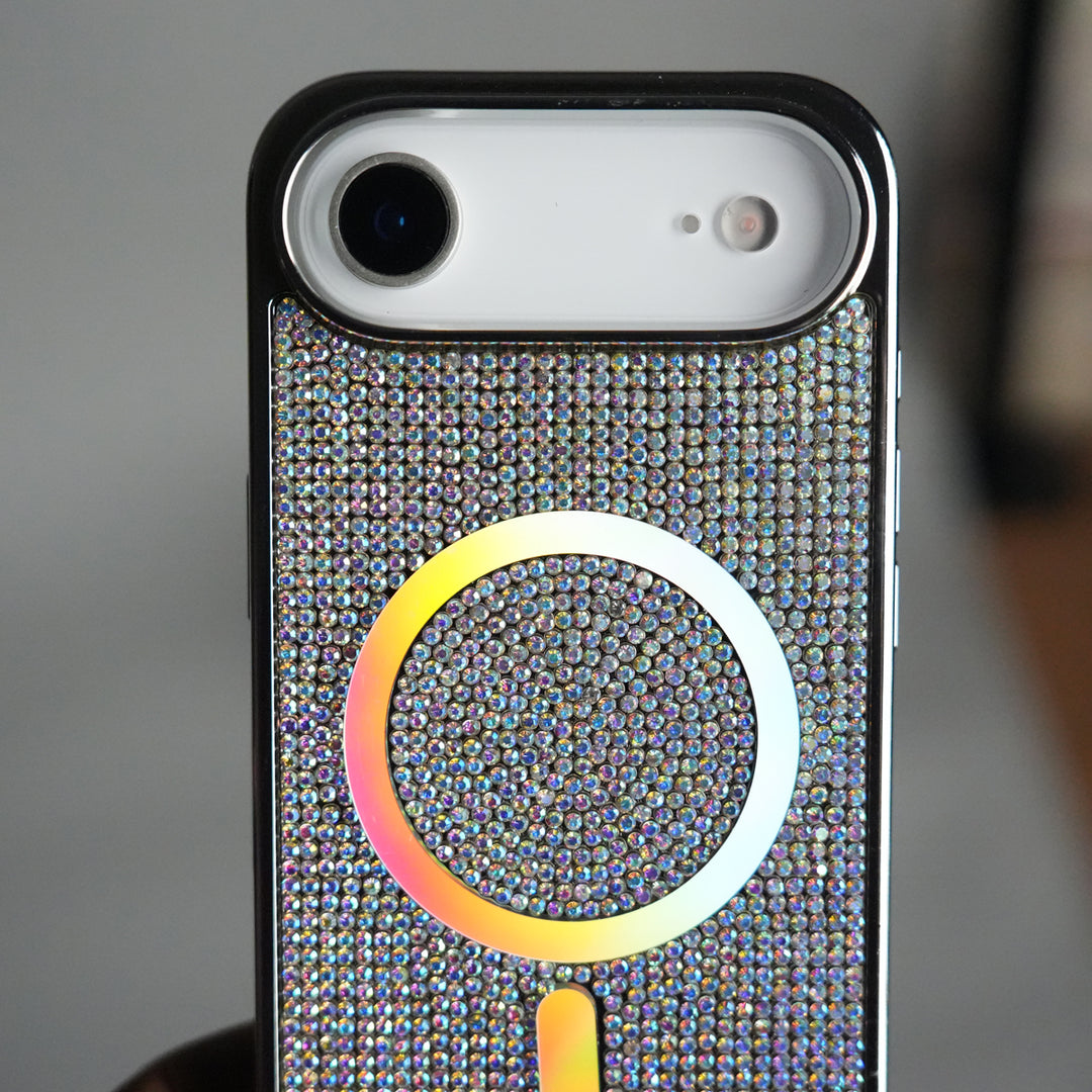 iPhone 17 Air Luxury Diamond Case Cover With MagSafe