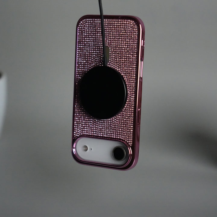 iPhone 17 Air Luxury Diamond Case Cover With MagSafe