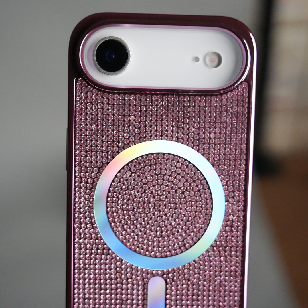 iPhone 17 Air Luxury Diamond Case Cover With MagSafe