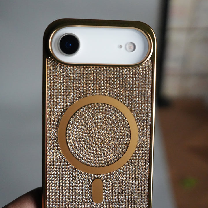 iPhone 17 Air Luxury Diamond Case Cover With MagSafe