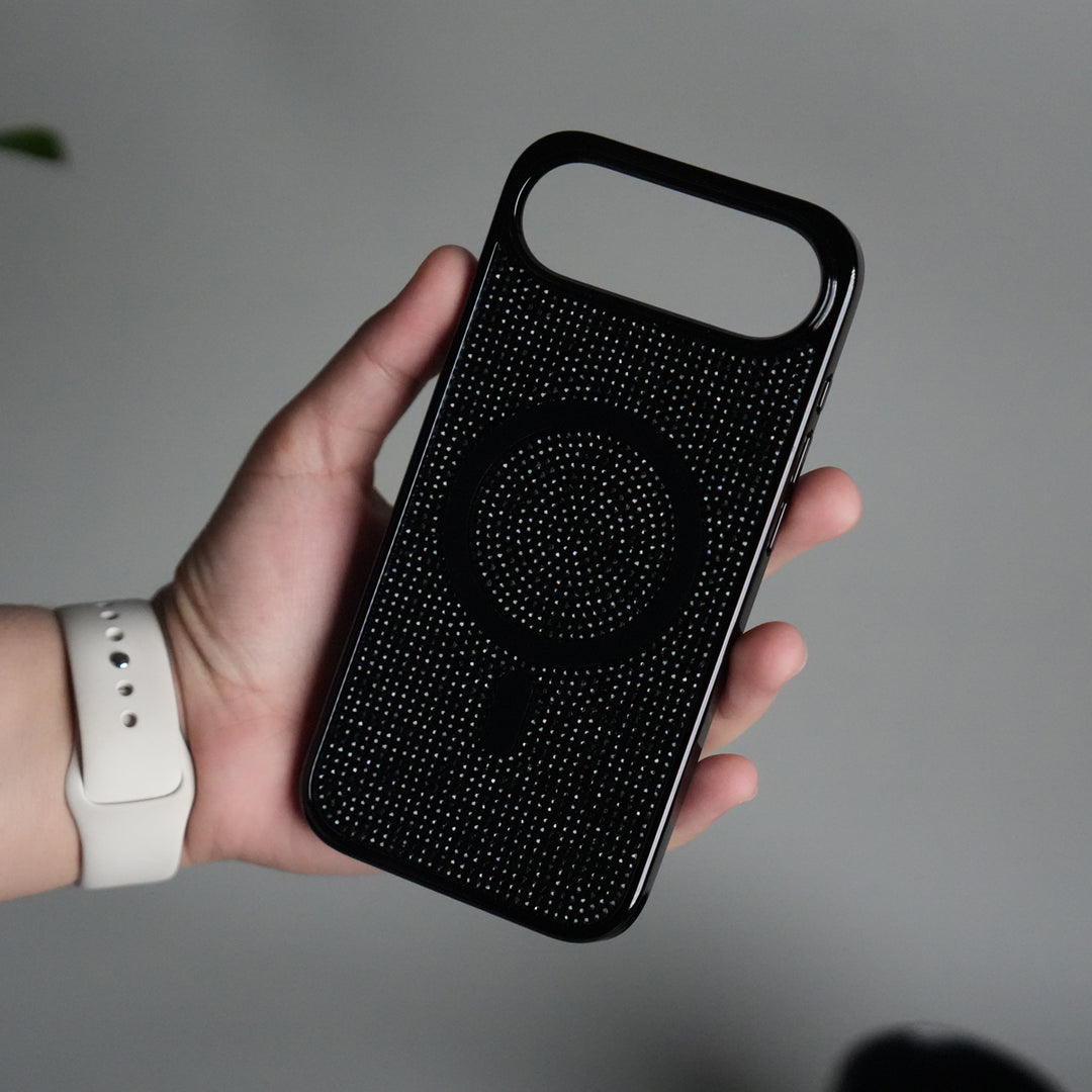 iPhone 17 Air Luxury Diamond Case Cover With MagSafe