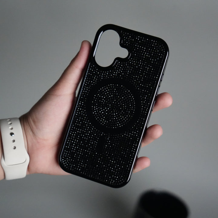 iPhone 17 Luxury Diamond Case Cover With MagSafe