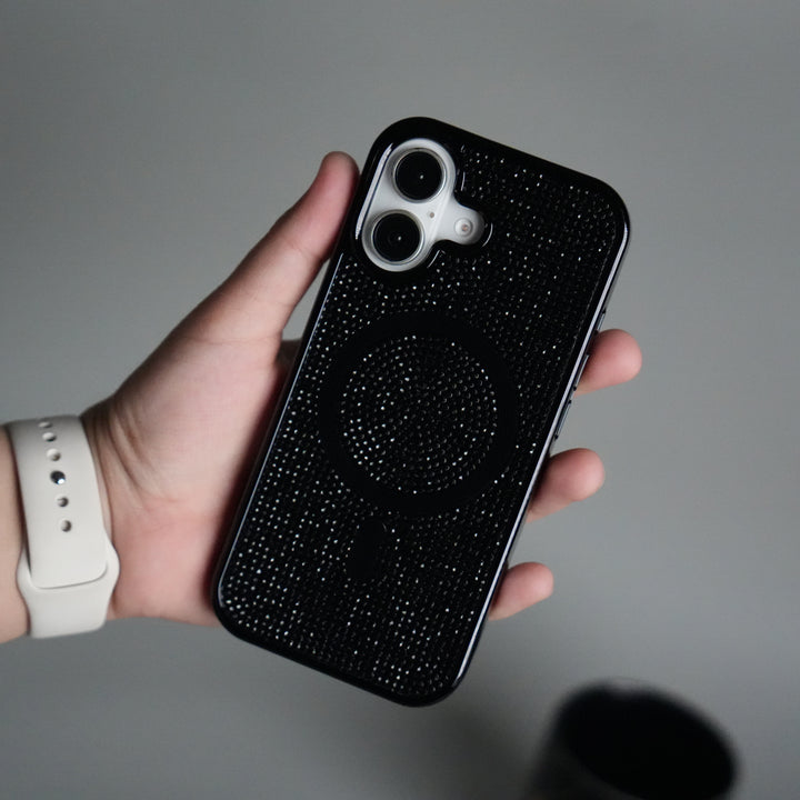 iPhone 17 Luxury Diamond Case Cover With MagSafe