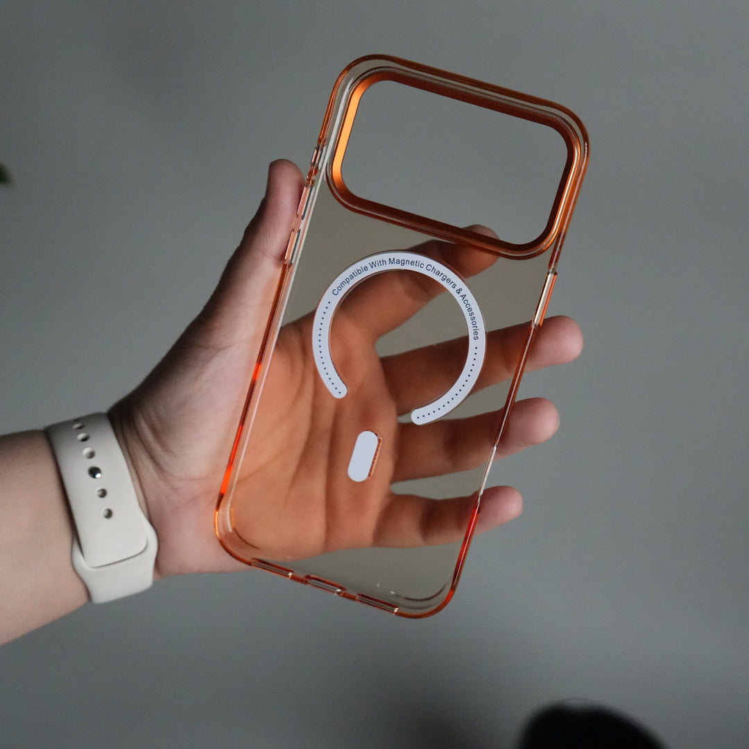 iPhone 17 Pro Max Luxury Diamond MagSafe Case | Crystal Clear Back Cover with Rhinestone Metal Camera Guard